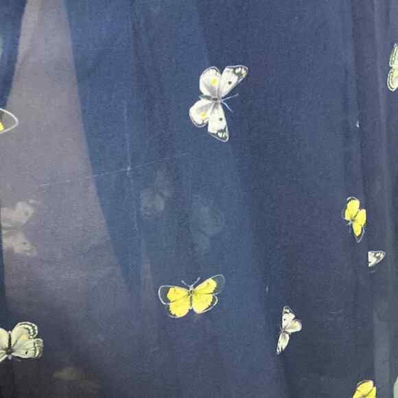 Erin Fetherston Long Flowy Butterfly Gown Maxi Dress 10 NWT Summer Party - Picture 11 of 11